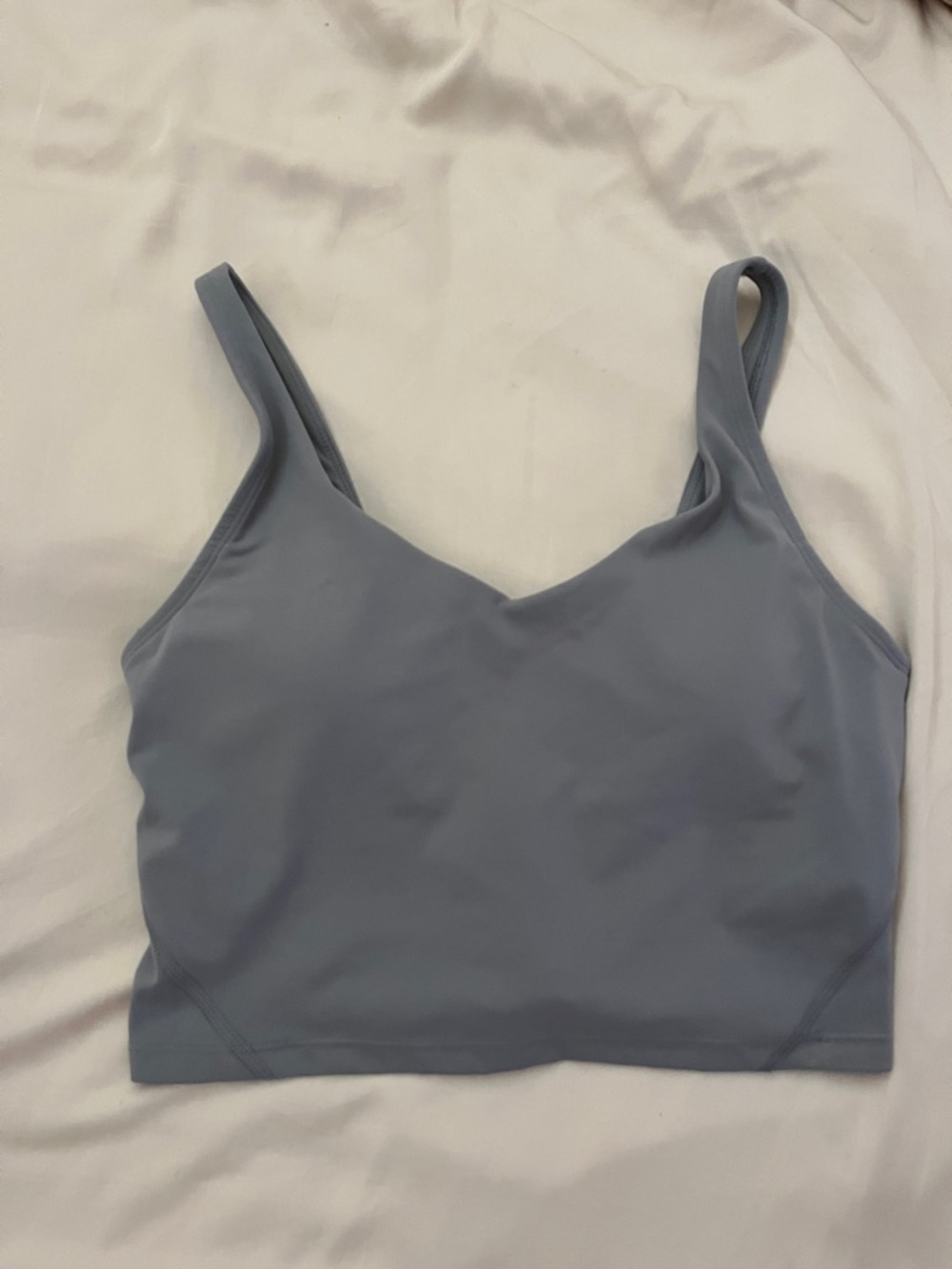THE IWA COMPANY LAHELA CROP TOP- SEA BLUE